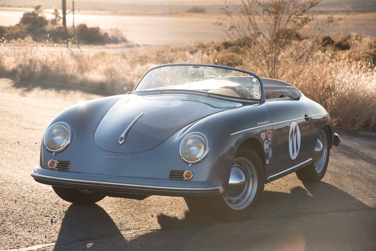 Porsche Speedster in warm late afternoon light